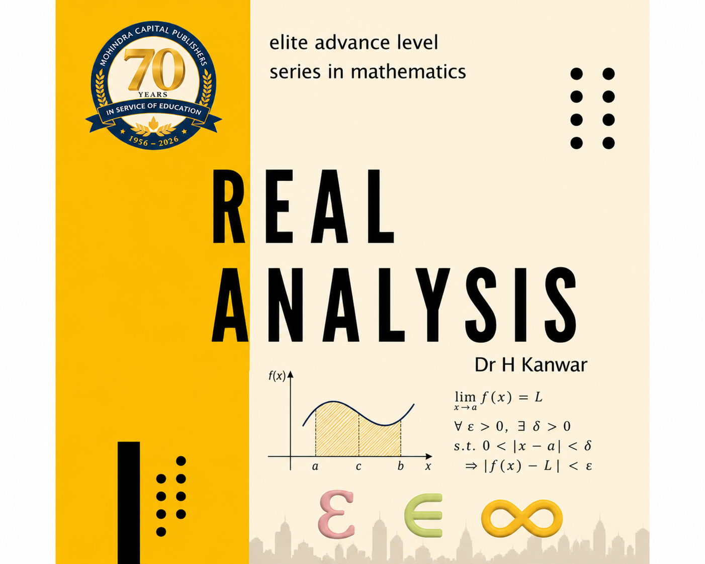 real analysis , best maths books